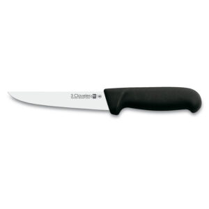 Cuchillo Filetear Ancho Mango Polipropileno Negro